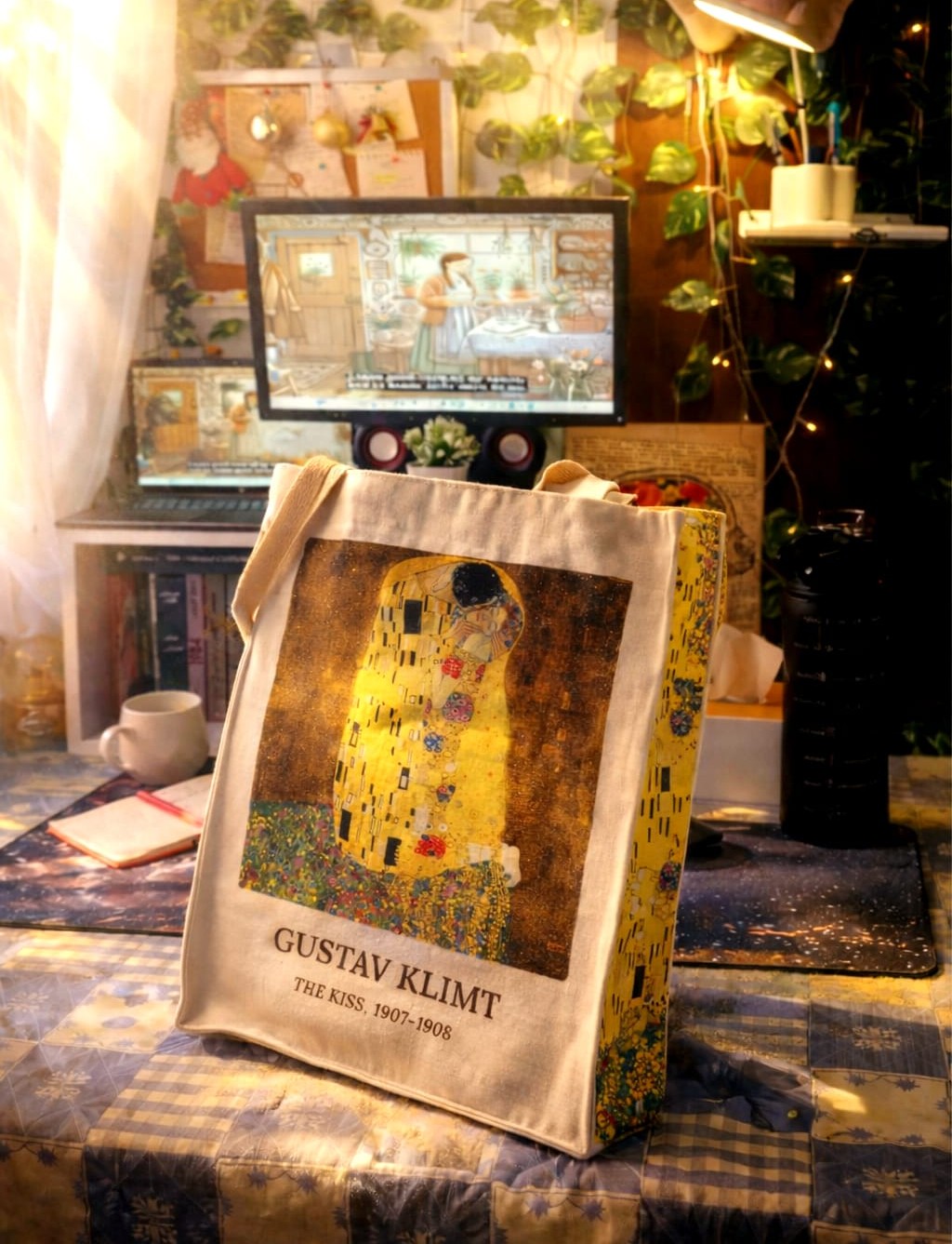 Gustav Klimt "The Kiss"