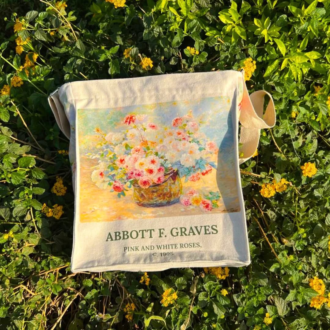 Abbott F. Graves – Pink and White Roses