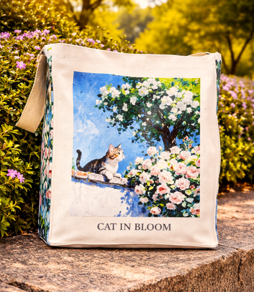 Nour’s Custom Totelia Bag – Cat in Bloom